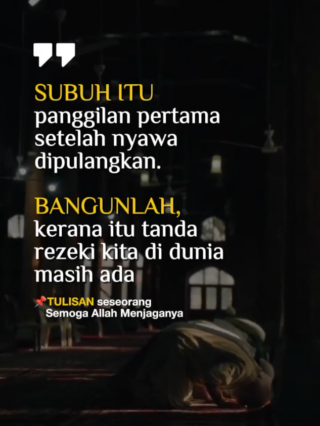 Sholat subuh #promomakangajian #statusharian #CapCut #biarkan #nasehatdiri 