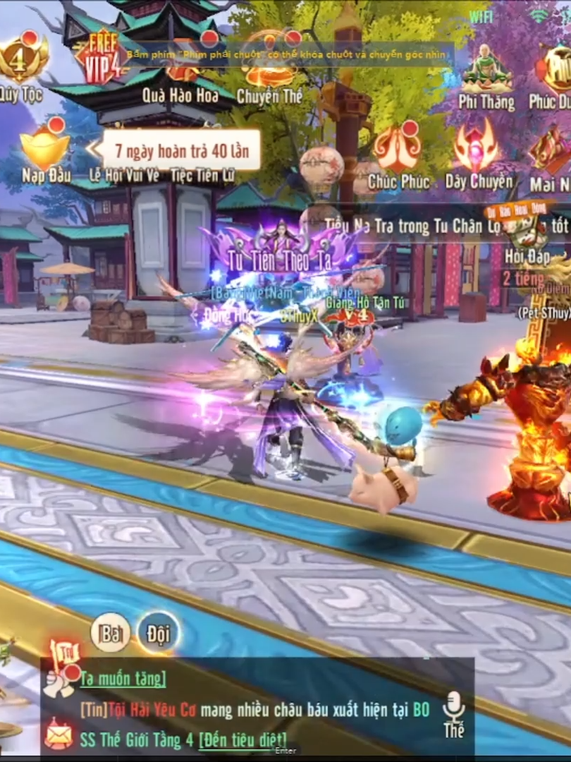 Bay chill chill cùng kiếm vực 3D #KiemVuc3D #BTG #game