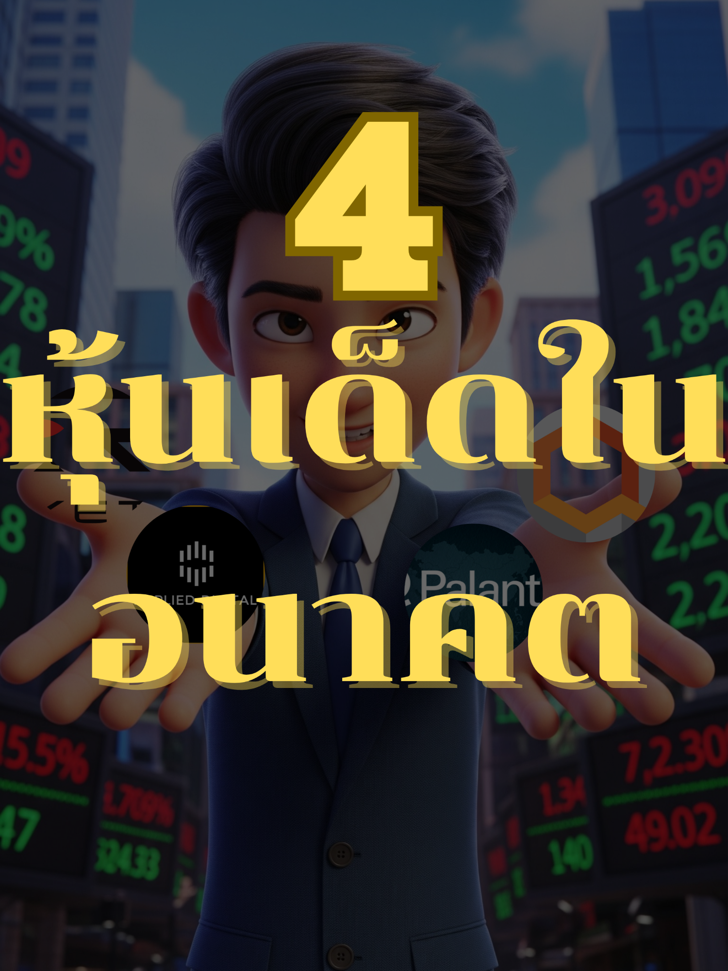 มาแล้วกับหุ้นเด็ดทั้ง4ตัวที่มีโอกาสเติบโตแบบก้าวกระโดดในอนาคตใครที่อยากรู้ว่ามีตัวไหนบ้างดูในคลิปได้เลย#หุ้น