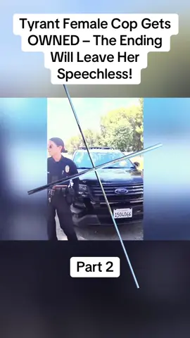 Tyrant Female Cop Gets OWNED – The Ending Will Leave Her Speechless!