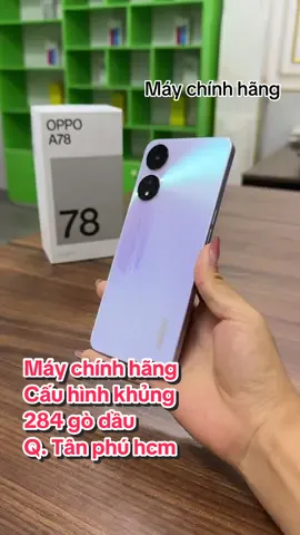 0ppo A78-5G ram 16(8+8) bộ nhớ 256 pin 5000 chỉ 3300k #oppo #284godau #oppo_a78_5g 