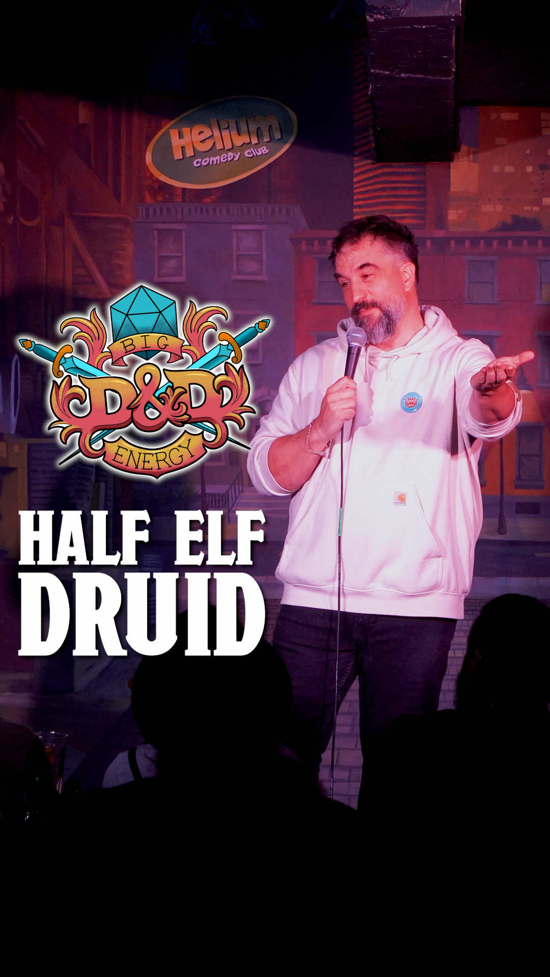 A halfling and a half elf walk in to a dnd themed comedy show… Are you going to #GenCon next weekend? I am. Come say hi if you see me there. #dnd #dndtok #dungeonsanddragons 