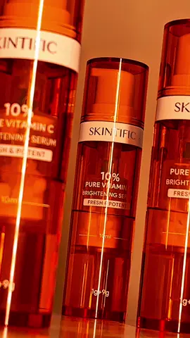 ✨Trust the glow~ Your skin need vitamin c! #skintific #skintificid #vitaminc 