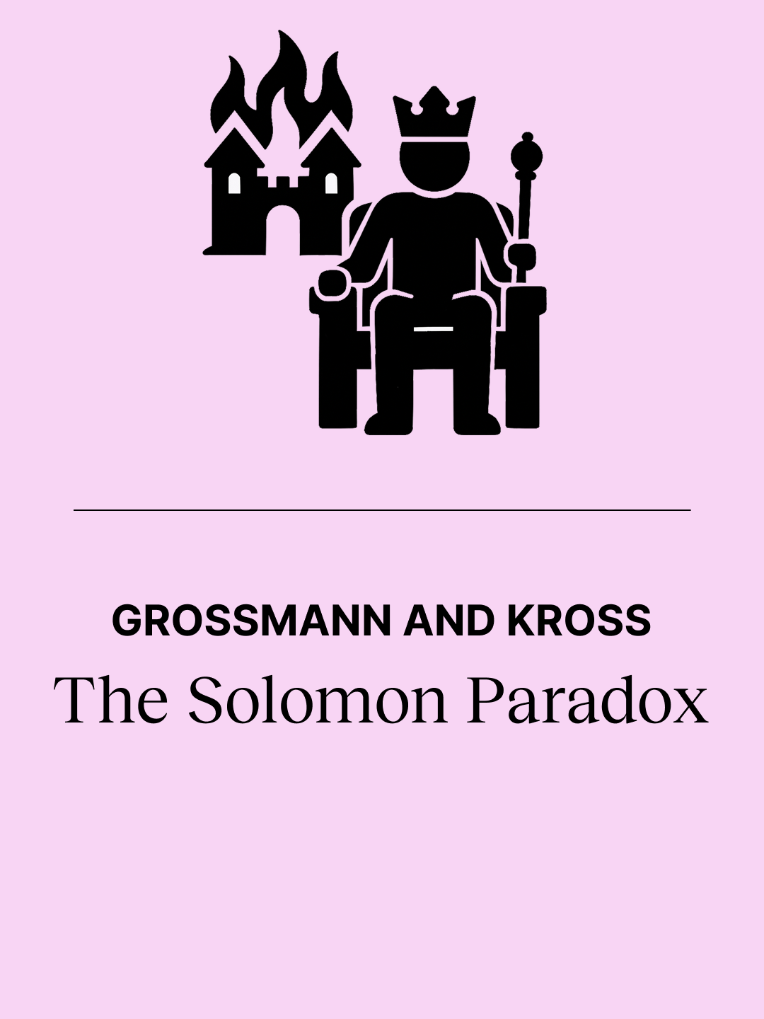 King Solomon is famous for his wisdom, and his name is synonymous with good rule. But yet, his personal life was a shambles. He was a bad parent, and he had a host of illegitimate children. He was profligate and extravagant. For all his brilliance when it came to other people's affairs, he was woefully short-sighted when it came to his own. This is what led the psychologists Igor Grossmann and Ethan Kross to call the expression the 'Solomon paradox.' Their research revealed that while people might be foolish in their own decisions, they display incredible insight and clarity when it comes to other people's. In other words, we might be great at dealing with other people's problems, but less so at dealing with our own. But the good news is that we can learn from this, because if we want to make better decisions, we can learn to adopt a degree of distance from our own problems, and our own lives. For example, it might be that you write about your life in a journal, but in the third person. Read about your life as if it were a book. Or it might be that you talk to yourself in a mirror. You might feel silly, but imagine yourself as a therapist, and the mirror self as your patient. It's sometimes said, 'Do as I say, not as I do,' but it's not impossible to bring the two closer together.