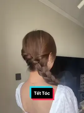 Hướng dẫn tạo kiểu tóc tết lệch bên đơn giản, chắc chắn, không bị rơi tóc #xuhuong 