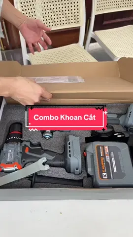 Combo khoan cắt #thanhmai92 #pin20cell #maykhoanpin #maycat #kampro 
