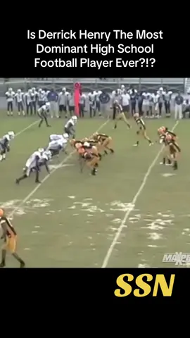 Is Derrick Henry The Most Dominant High School Football Player Ever?!? #derrickhenry #kinghenry #highschoolfootball #stiffarm #runningback #football #nfl #nflfootball #goat #hsfootball #fyp #foryou #fypシ 