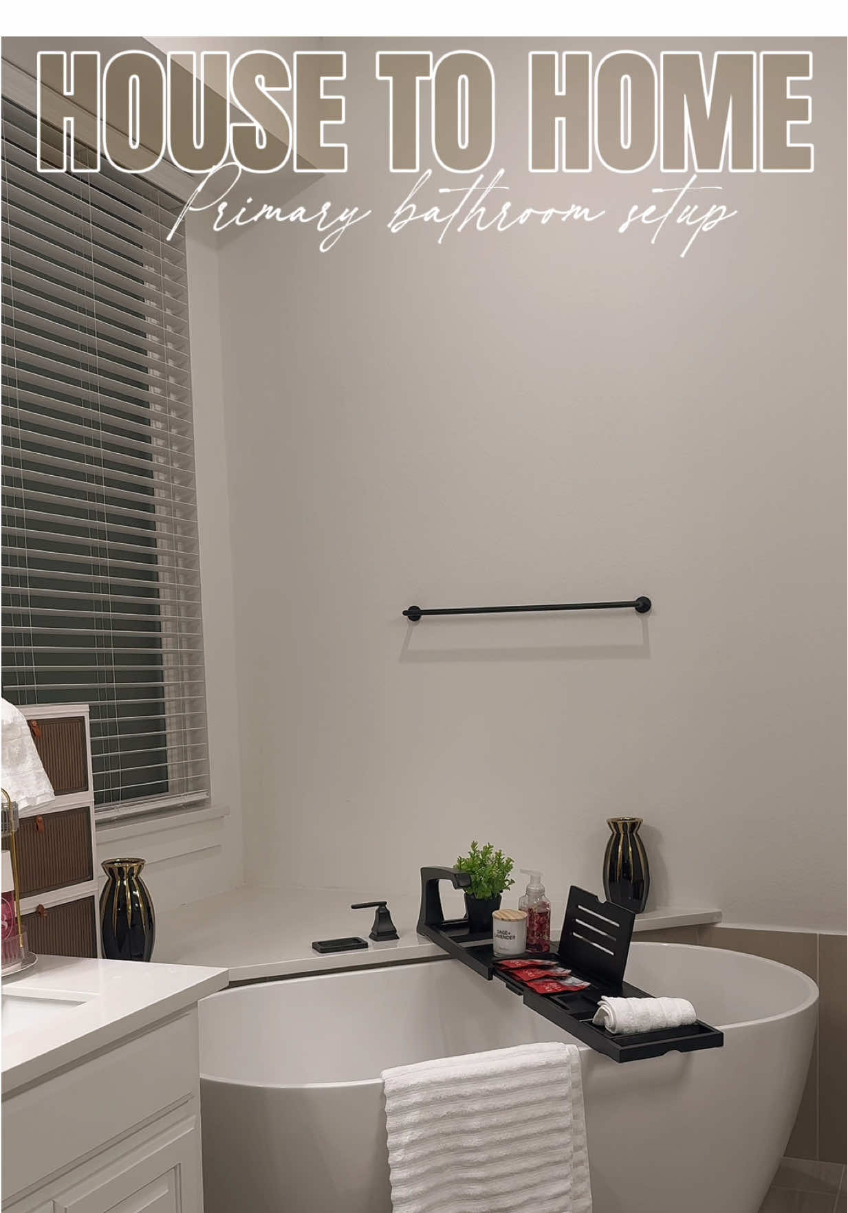 Who wouldn’t want to take a bath when the bathroom looks and feels like a high end hotel bathrooom. Initially wanted to tear down and remodel the bathroom but decided to enjoy it like this for a year atleast before remodeling. Loveeeee how it turned out.  #datblackwoman #amynahazeez #twinmomlife #lifestylevlog #nigerian #nigeriantiktok #sahm #adayinmylife #boygirltwins #sahw #momlife #twinsmama #youngwife #HomeTok #CleanTok #DIYTok #TikTokHome #MomTok #Satisfying #bathroom #organization 