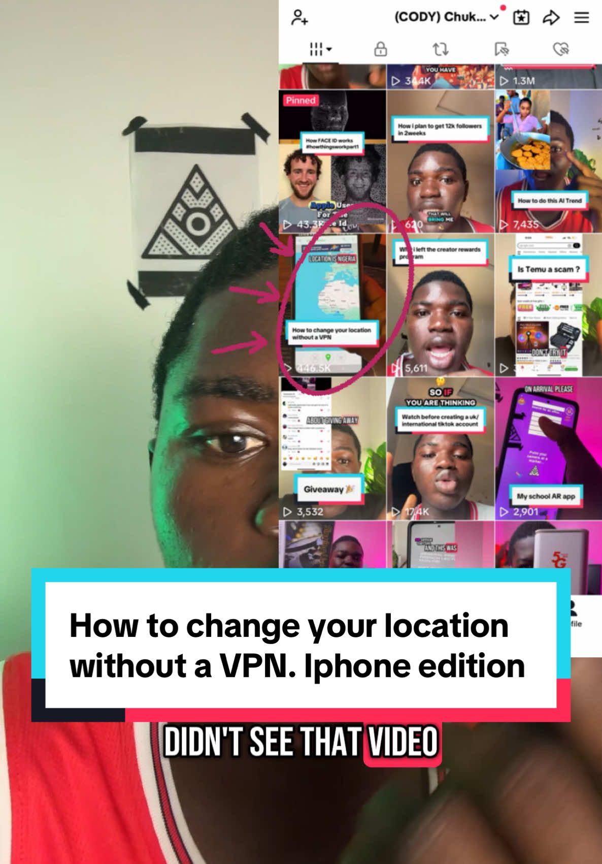 Replying to @ＳＰＥＮＣＥＲ🐐🔫 This is how to change your iphone mock location to any country  without a VPN... Watch till end, very important #techtok #mocklocation #techtips #codytech #howtochangelocation 
