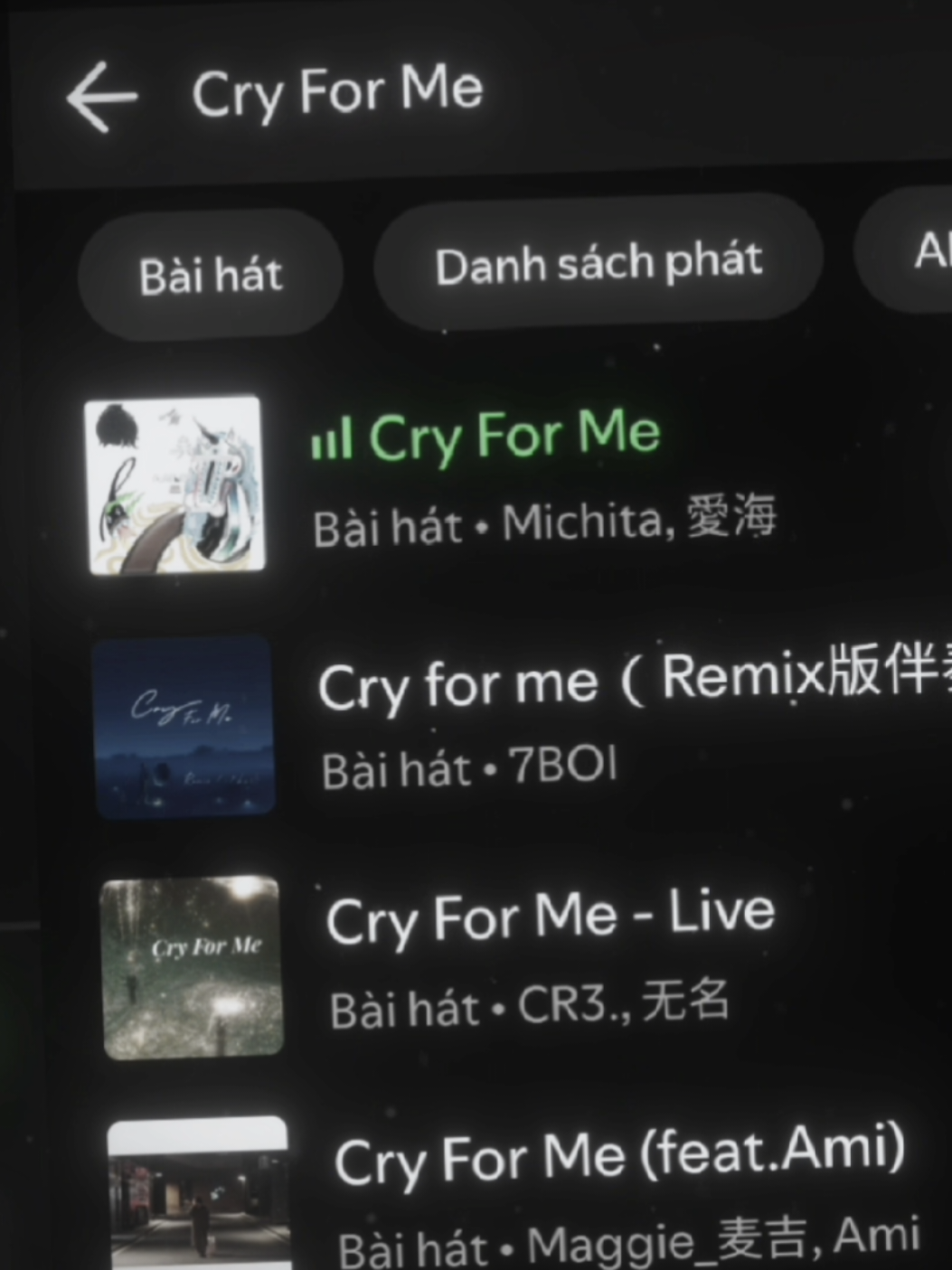 Cry For Me - Michita, 愛海 #spotify #aettentertainment #cryforme #midnightmusic♪ 