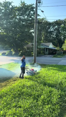 My husband said all he need is for everyone to donate $1 because he is tired of this goddamn lawnmower😂😂 $cashapp: $Deondrejennings Venmo: jmgilbert2 #fypシ ##fyp##lawncare##jet2holidays #funnyvideo #laughnowcrylater #viral 