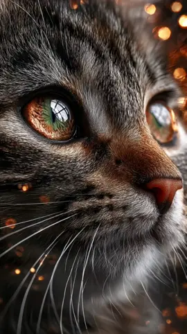 Live wallpaper 4K Anime Kitten Closeup Portrait🐱 #kitten #fyp #livewallpaper #wallpaper #cuteanimation 