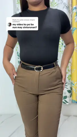 Replying to @Lanie Lineses shop Candy pants with belt holder. Stretchable highwaist. #candypants #officepants #pants #pantsforwomen #highwaistpants #pantsoutfitideas #pantsrecommendation #foryou #fyp 
