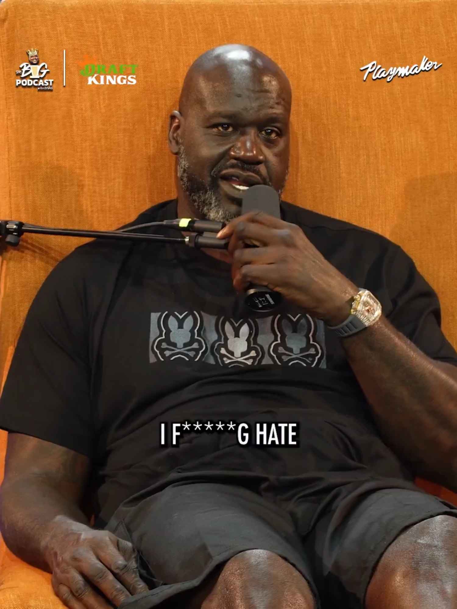 If it's not obvious, Shaq HATES Rudy Gobert. 😅 [via @bigpodwithshaq]
