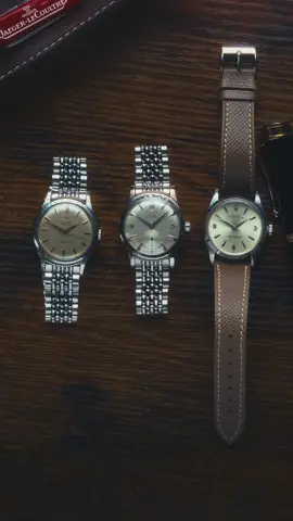 Which is your vibe? Vintage Rolex and Omega Is a staple for us! All three of these beauties can be found now on our website! 🔗 in the bio!  #rolex #omega #watches #vibe #fyp 