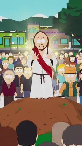 Jesus shows up just in time to save the town of South Park.