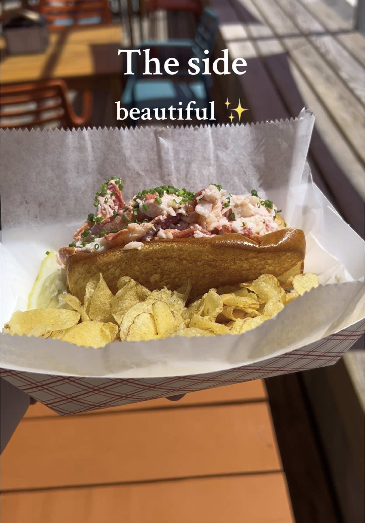All sides of the lobster roll are 10/10s! 🦞 Do you bite into the front or the back first? 😎☀️ #biteintomaine #biteintomainefoodtruck #lobsterrolls #portlandme 