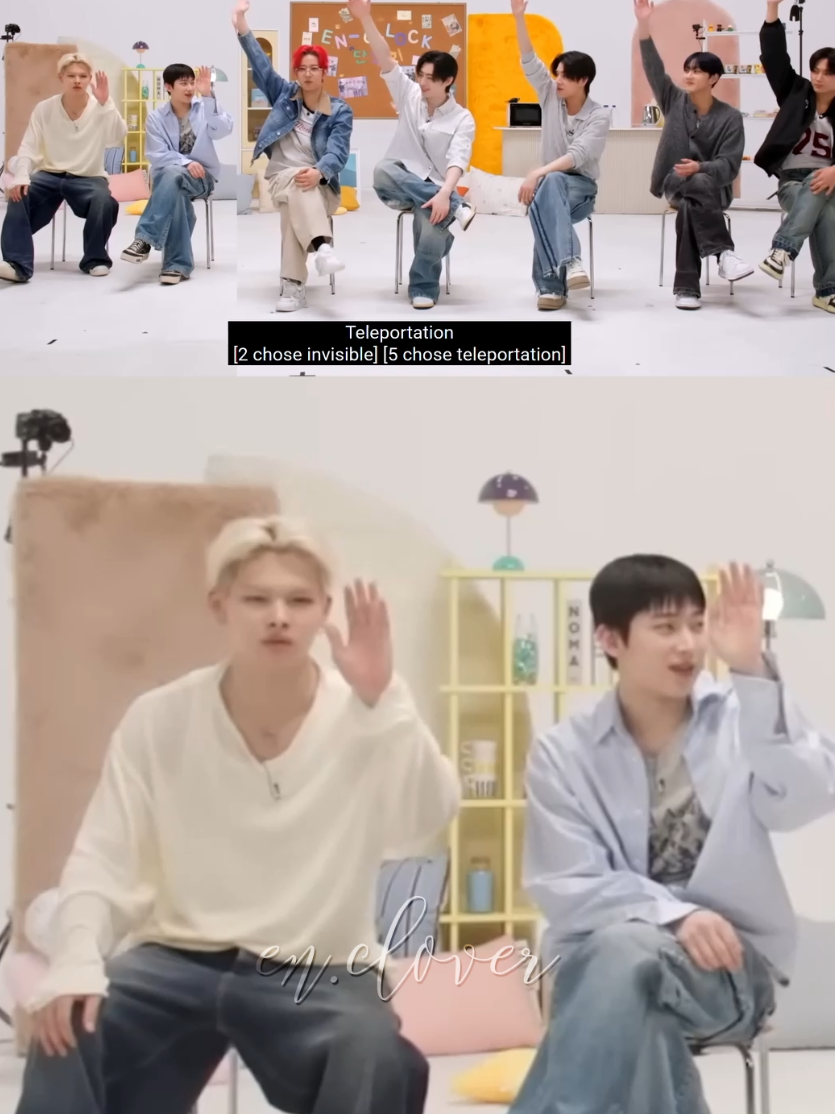 SUNKI Telephaty Game -- they’re not even trying to match answers and still pick the same one… and they’ve been consistent then and now. sunki are real soulmates 😭💘 ▪︎ ccto 📷🎥 ▪︎ #sunki #sunoo #ni_ki #enhypen #kpop #moment #foryou 