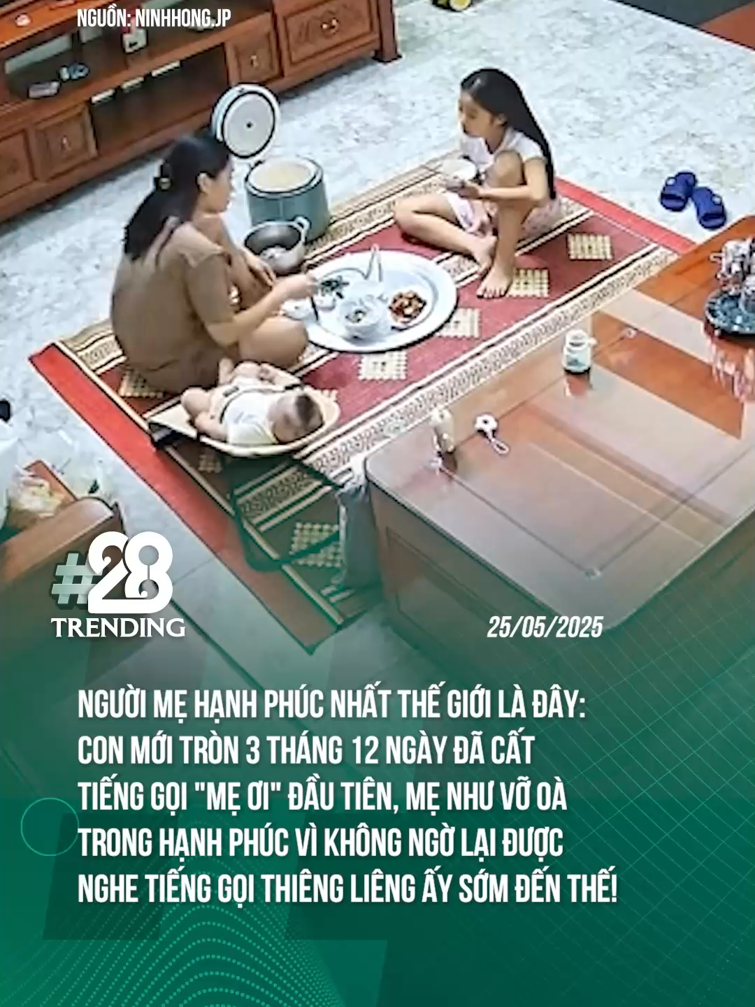 MẸ CHẮC HẠNH PHÚC VỠ OÀ LUÔN QUÁ #theanh28trending #tiktoknews #tiktokgiaitri #theanh28