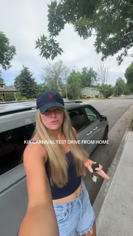 i’m loving this!! the cabin camera is so handy with kids! #carnival #testdrive #momcar #kia #car #mom #toddlermom #family