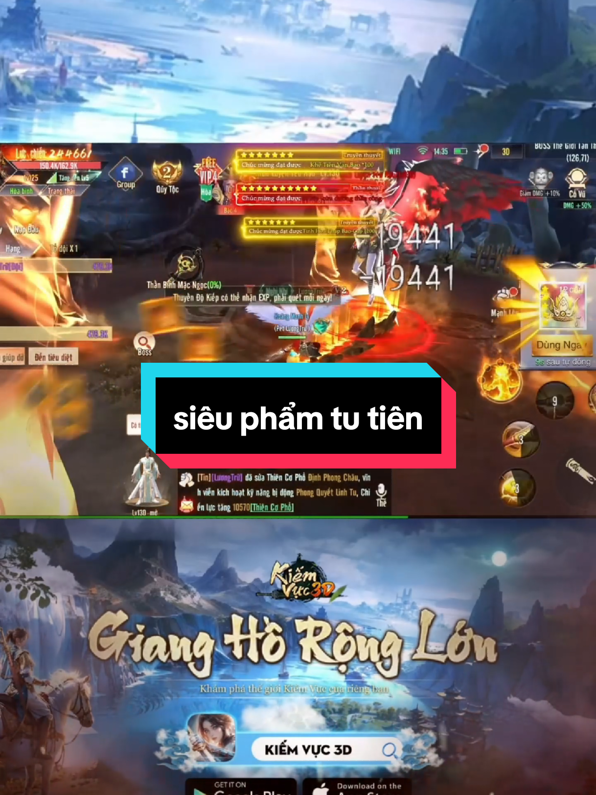 theo dõi mình để cùng nhau tu tiên nhé ae 😘 #tutien #gamecaychay #BTG #fyp #kiemvuc3d 
