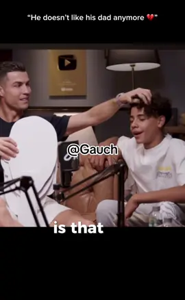 Doesn’t like his dad like he used to before 💔 #ronaldo #cr7jr #ronaldojr #cr7cristianoronaldo 