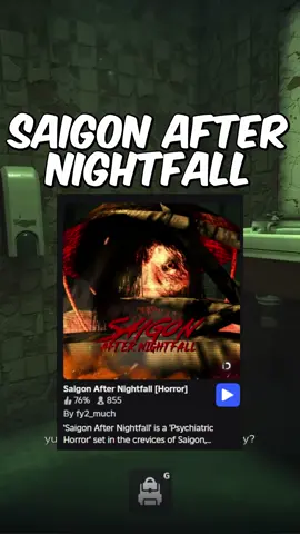 A TERRIFYING ROBLOX HORROR GAME TO PLAY WITH YOUR FRIENDS.. 😳 | Game: Saigon After Nightfall #robloxfyp #roblox #robloxgames #robloxgamestoplay #fyp 