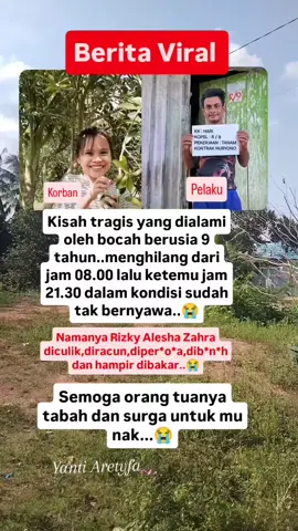 tragis sekali nasibmu nak..😭 #lampung #zahra