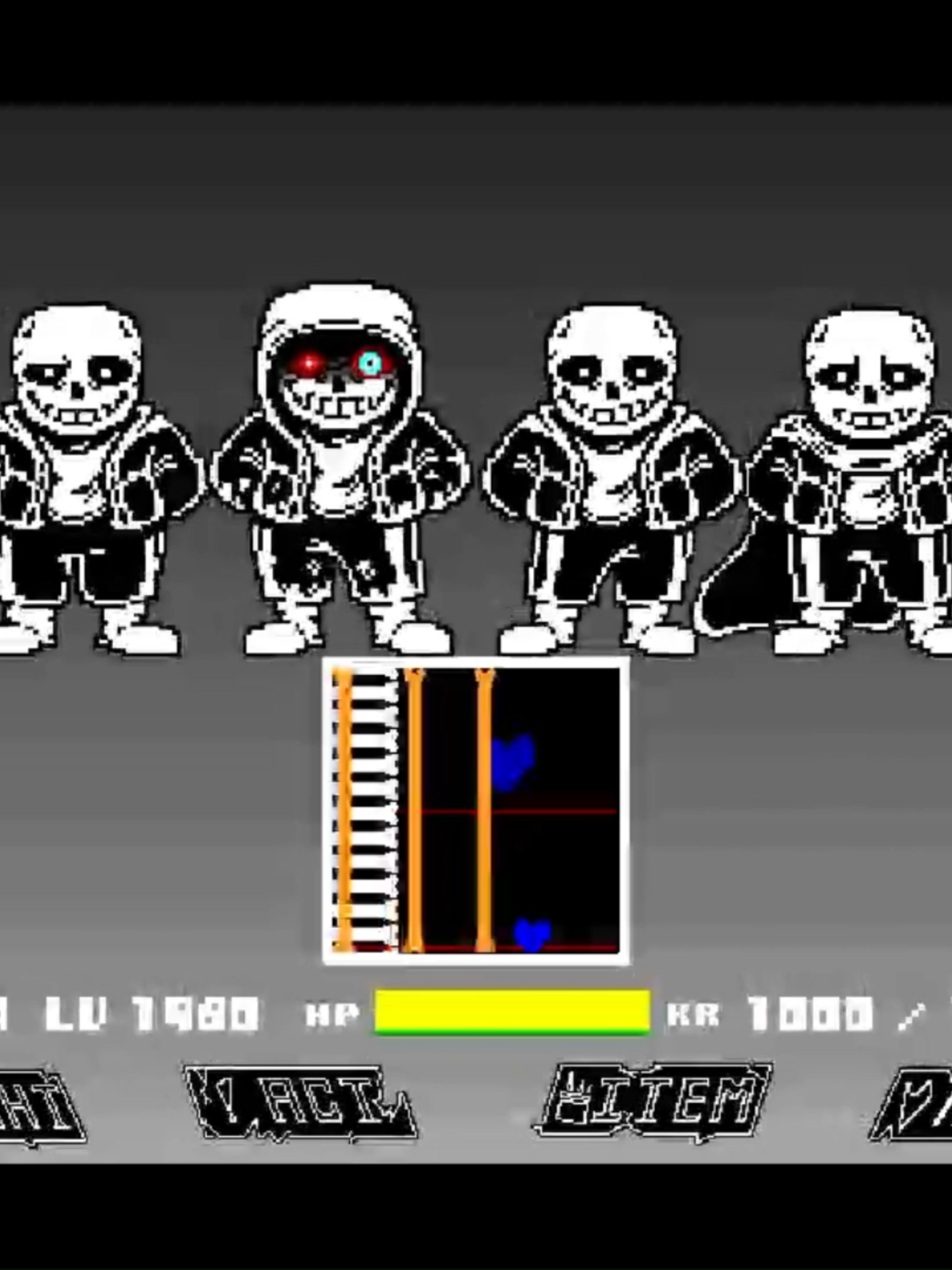 Ending Time Octet phase1 1/2 クリア!!!! #undertale #sans #chara #frisk #dusttaleau #murdertimetriosans #Insanitysans #hardmodesans