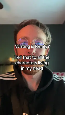 How can being a writer be lonely if I have hundreds of people living inside my head constantly fighting for attention? ✨ #writertok #writersoftiktok #BookTok 