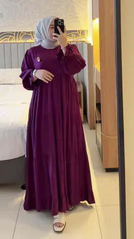 simpel medina dress gamiss rayon twill 🌸🩷 #viraltiktok #outfitinspiration #promomakangajian #dress #rayontwill 