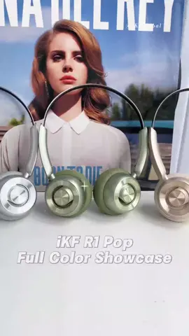 The full-color iKF R1 Pop – which color do you like best? 👏😍 I’ll go first: I love the silver one.🥰 #iKFR1POP #headphonesrecommended #RetroHeadphones #unboxing #headphone #headset #fyp #Tech #ikf #OOTD #aesthetic #green #sliver #white #outfits #RetroStyle #tiktok #giftideas #accessories #foryoupage