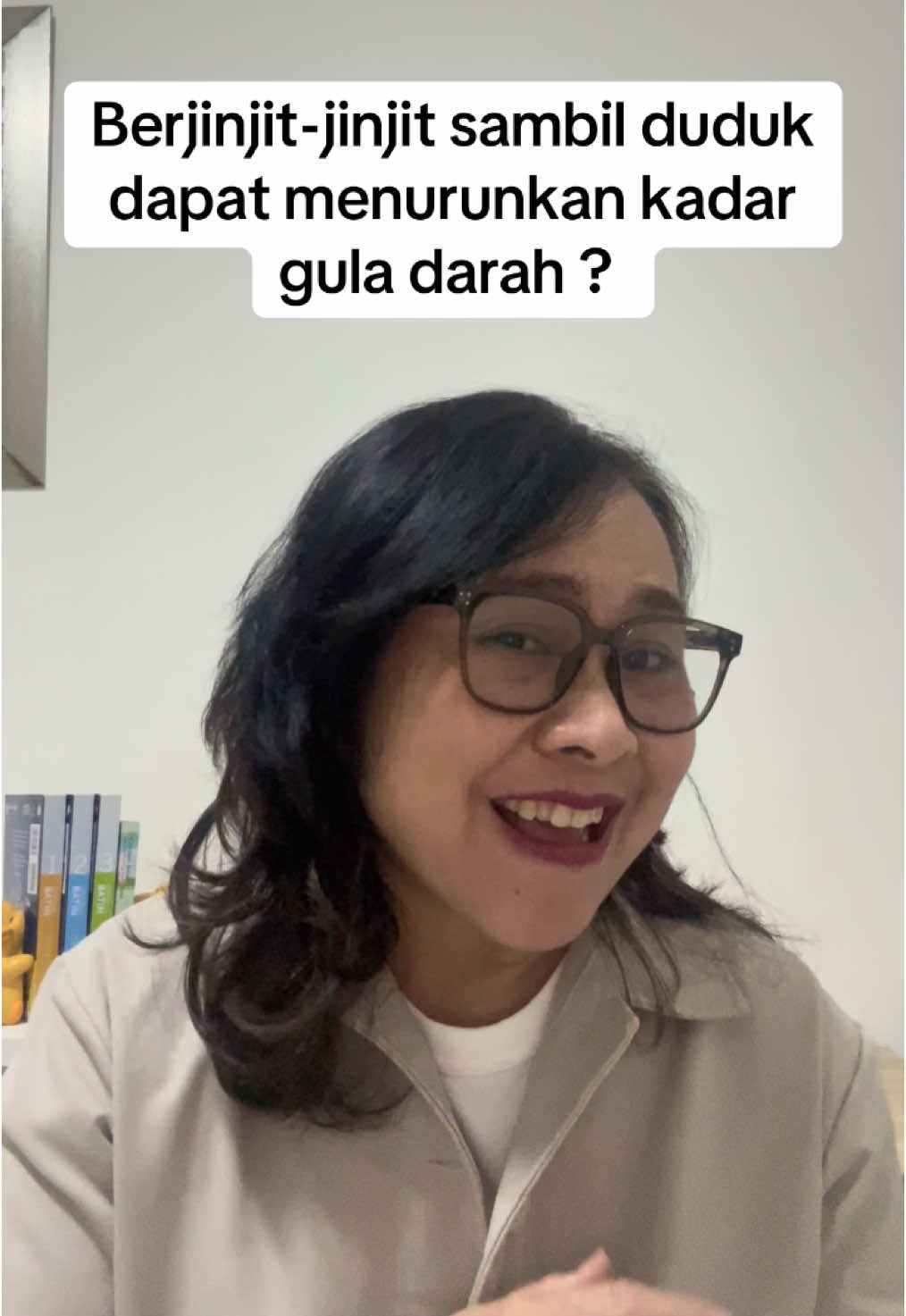 Berjinjit-jinjit sambil duduk dapat menurunkan kadar gula darah ?