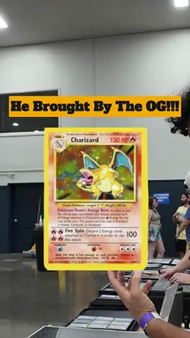 He Brought By 2 Of My Favorite Vintage Cards!!! #fyp #pokemon #pokemoncards #pokemontcg #vendorpov #edgerips