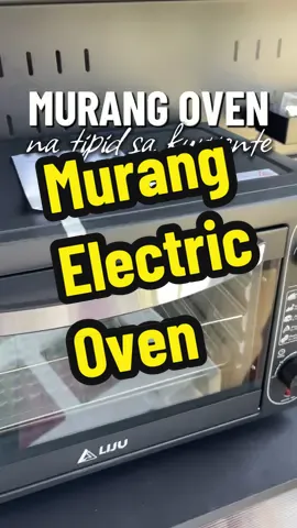 Murang 48L Electric Oven na, pang-baking, pang-roast, pang lahat-lahat na! Hindi mo na kailangan ng mamahaling appliances—ito na ang all-in-one kitchen buddy mo! Sulit na sulit sa presyo, pero pang-masterchef ang performance! #BudolFinds #KitchenGoals #OvenNaSulit #LutongBahayFeels #HomeChefVibes #48LOvenSteal #appliances 