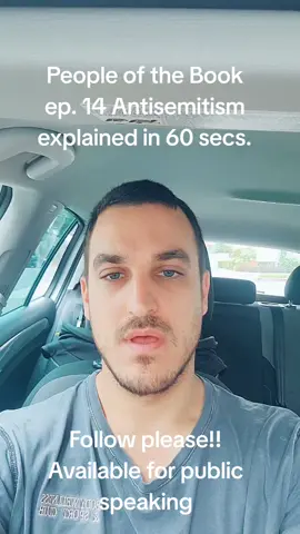 People of the Book ep. 14 Antisemitism explained in 60 secs. #israel #bible #torah #antisemitismneedstostop  #jewishtiktok 
