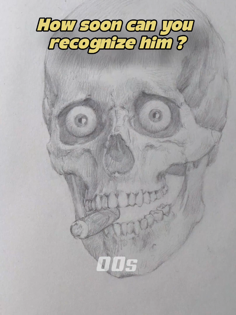 How soon can you recognize him?  #anatomydrawing #pencildrawing #drawingtutorial #pencilart #drawing #howtodraw #art 