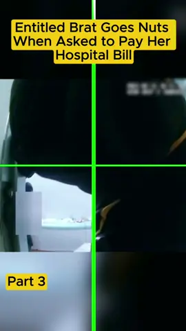Entitled Brat Goes Nuts When Asked to Pay Her Hospital Bill #cops #copsoftiktok 