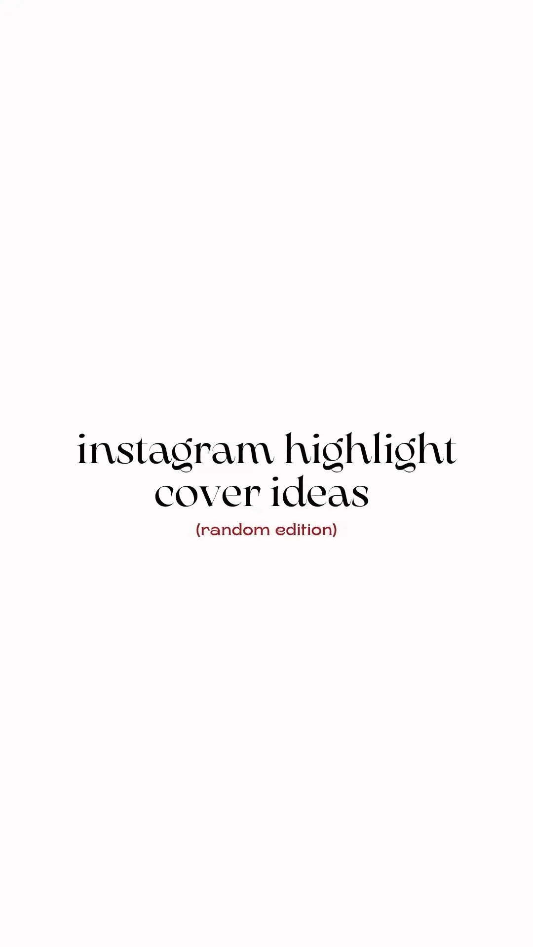 random ver. 4 ✨ #fyp #instagram #highlights #random #red #kuromi #wiftyedit #wheniflytowardsyou