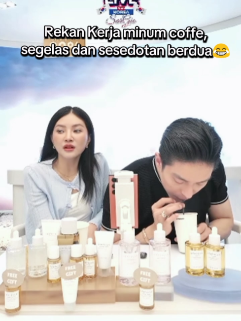 Rekan kerja satu sedotan gaes😁😘 #sarwendah #giorgioantonioc#sargio #artis #beritaviral #fyp  @Sarwendahofficial @Giorgio Antonio C 