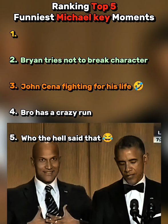 Ranking Top 5 Funniest Michael key Moments  #ranking #top5 #michael #keegan #keyandpeele #keyandpeelecomedy  #keeganmichaelkey #comedia #usatiktok🇺🇸 #🇺🇸 #uk_tiktok #uktiktok #🇬🇧🇬🇧 