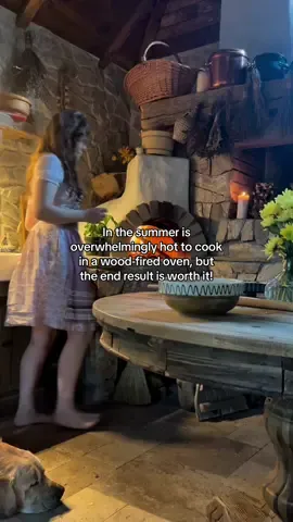 In the middle of summer it can be overwhelmingly hot if you decide to cook in a wood-fired oven, but the end result is always totally worth it!