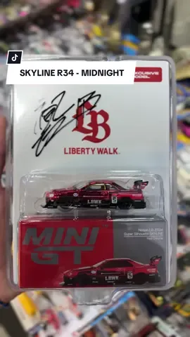 Nissan LB-ER34 Super Silhouette Skyline - Red Chrome - MiniGT 1015 - Midnight  #skyline #minigt #r34 #midnight #drift 
