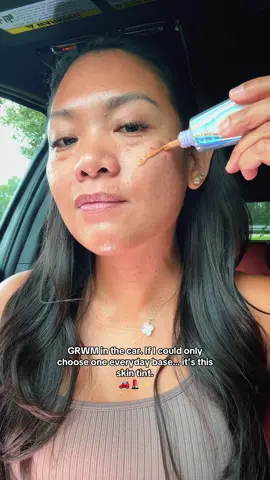 GRWM: Car edition 🚗💄✨ with my current fave skin tint foundation especially this heat in Louisiana ☀️ @Naked Sundays #skintint #foundation #spfmakeup #grwmmakeup #summermakeup #getreadywithme #MakeupRoutine 