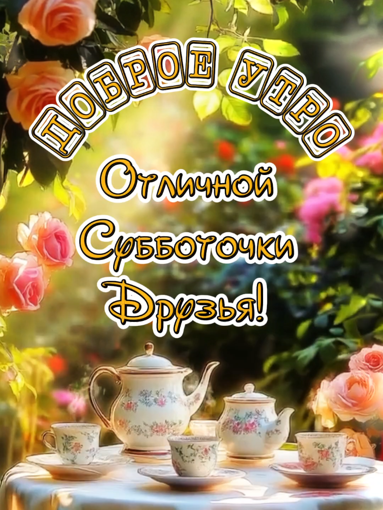 #доброеутро #суббота 