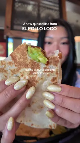 #pollopartner choose your fighter, salsa verde or creamy chipotle quesadilla 🤭 @El Pollo Loco #letsgetloco   #EPLNewQuesadillas  #ElPolloLoco #Quesadillas 