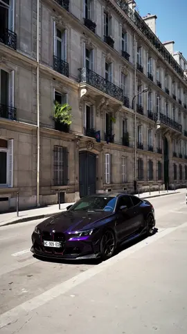 M4CS 💜 random in Paris                                         #bmw #m4cs #bmwm4cs #m4g82 #bmwfans #bmwlovers #paris #random #carspotting #pourtoi #fyp 