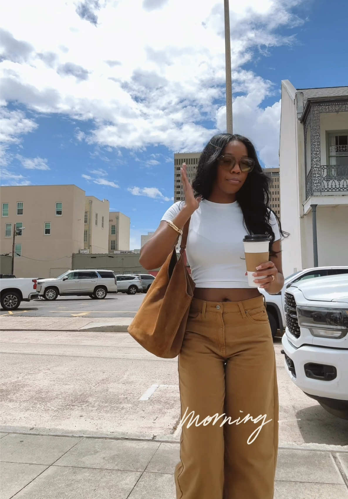 Friday Coffee Run. #batonrouge #sierradavon #grwm #batonrougecoffee #coffeetiktok @Gap 