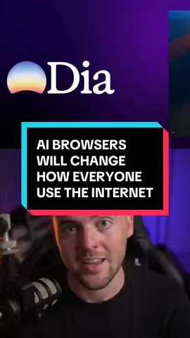 This Al browser will change how everyone uses the internet.  #ai #artificialintelligence #tech #technology #techtok #internet  #aiagents 