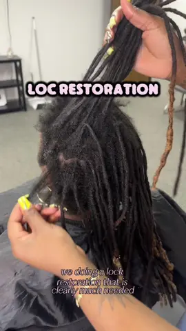 Who else needs their crown restored❓ COME SEE ME ♥️ #foryou #locstyles #houstonlocs #locs #themanehustle #fyp #locrestoration #locrepair #crochet #locmaintenance #confidence #houstonloctician #houstonlocstylist 